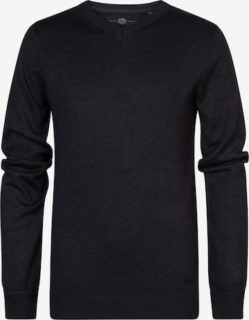 Pull-over 'Kotzebue' Petrol Industries en bleu : devant