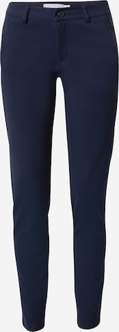 Fransa Slim fit Chino Pants 'Tessa' in Blue: front