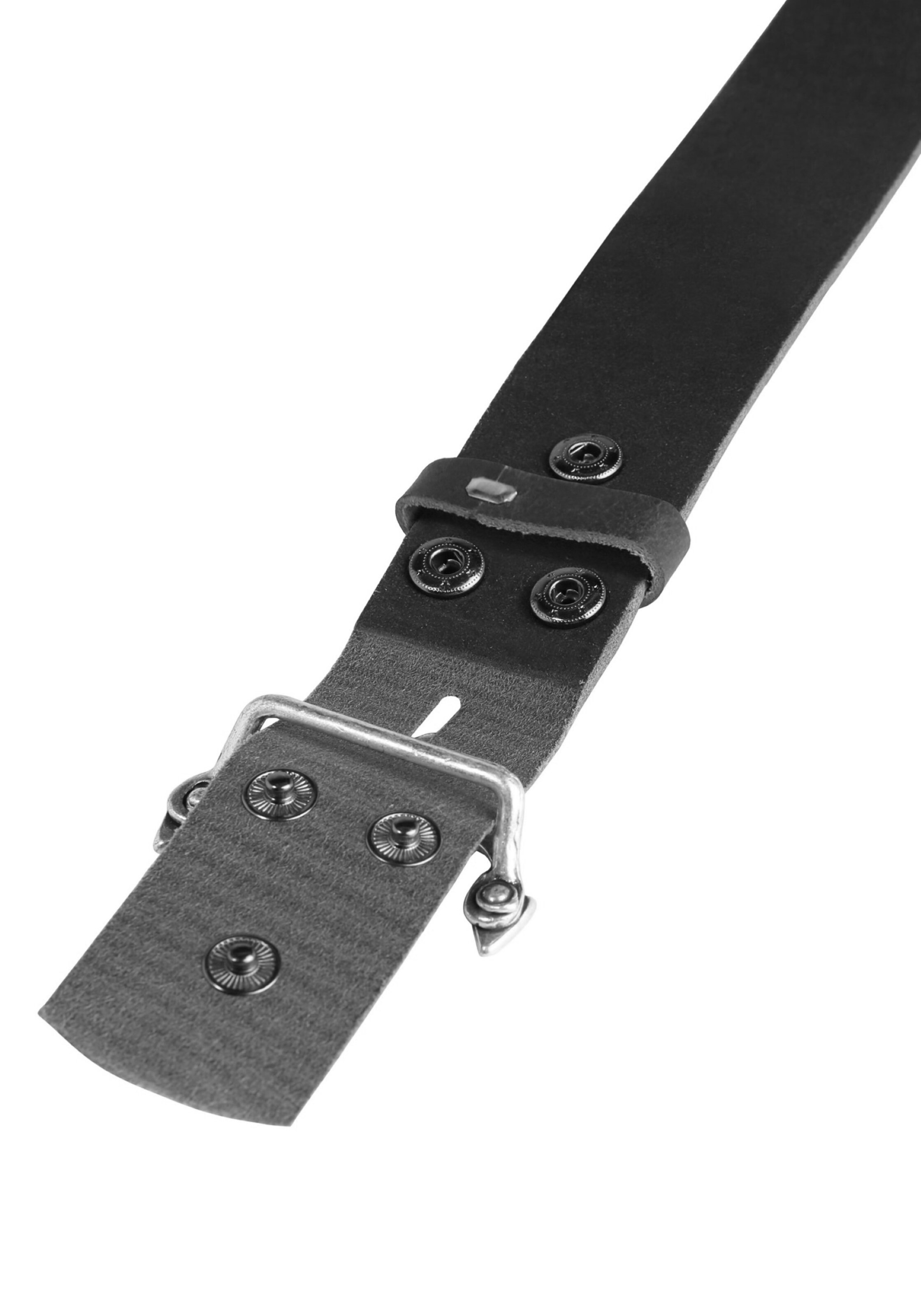 RETTUNGSRING by showroom 019° Ledergürtel 'Wasserbüffel' in Schwarz