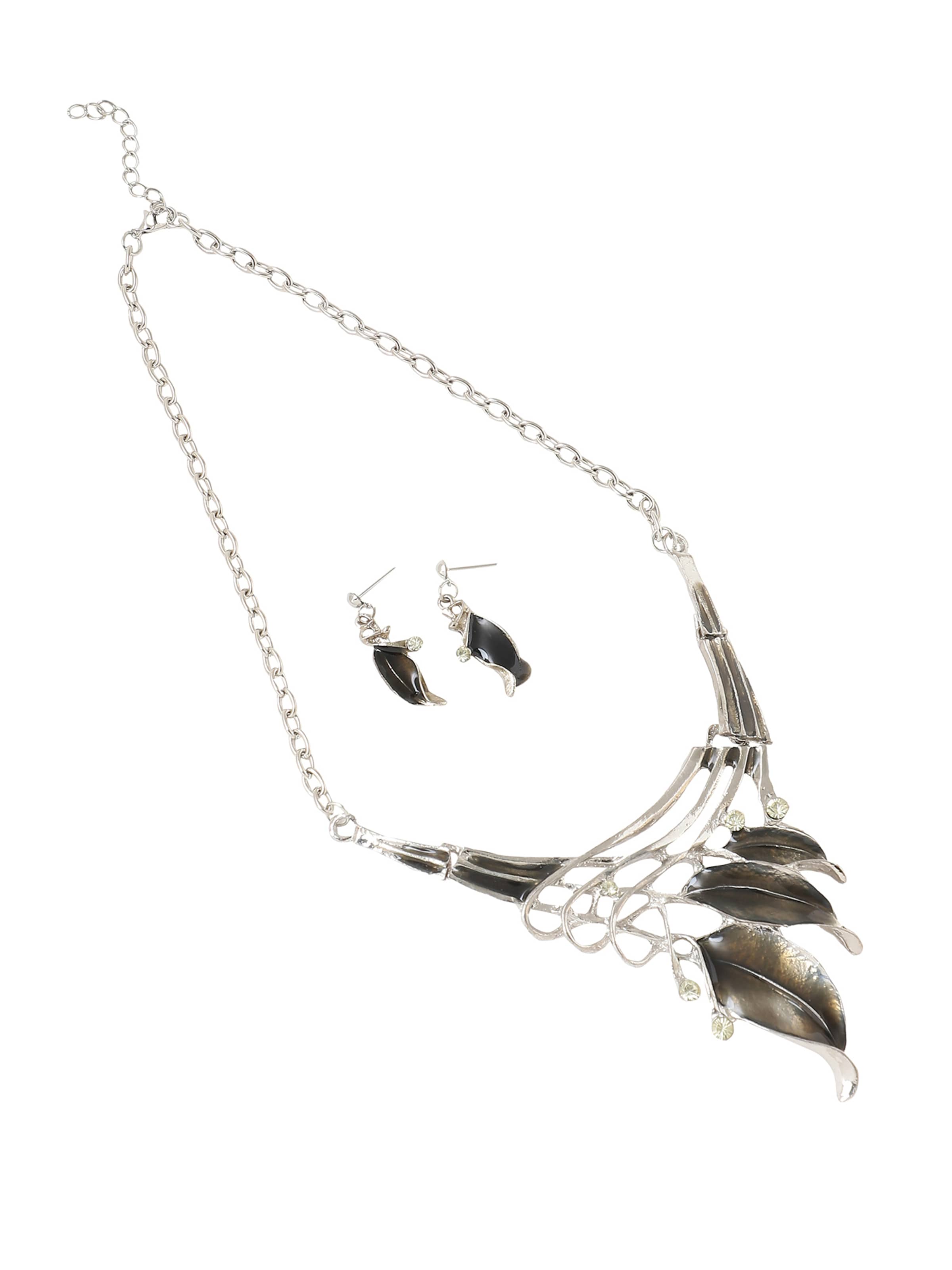 Parure de bijoux 'Sajma' SOHI en argent : devant