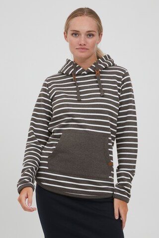 Sweat-shirt 'Carina' Oxmo en gris : devant