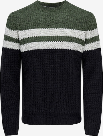 Only & Sons Sweter w kolorze zielony: przód