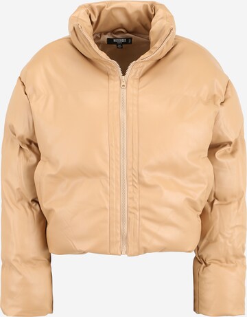 Missguided Petite Between-Season Jacket in Beige: front