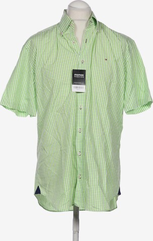 Tommy Hilfiger Tailored Button Up Shirt in XL in Green: front