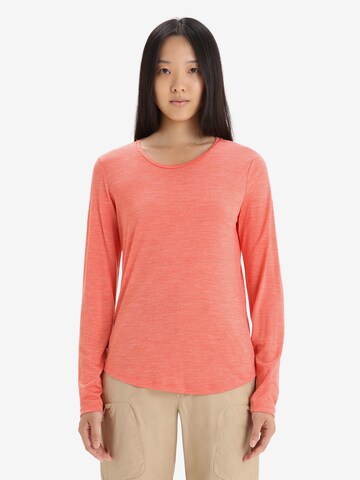 ICEBREAKER Performance shirt 'Sphere II' in Orange: front