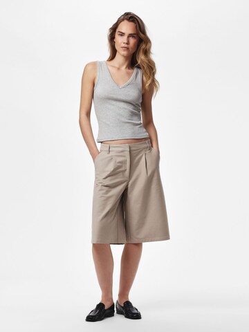 Wide leg Pantaloni 'PCRikke' di PIECES in beige
