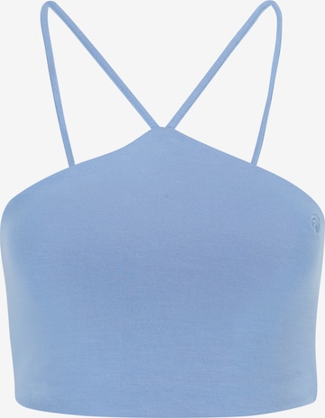 OCEANSAPART - Soutien Bustier Soutien de desporto 'Cruz' em azul: frente