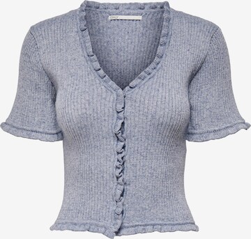 ONLY Knit Cardigan 'Lina' in Blue: front
