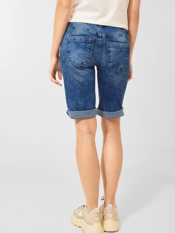 STREET ONE Skinny Shorts in Blau