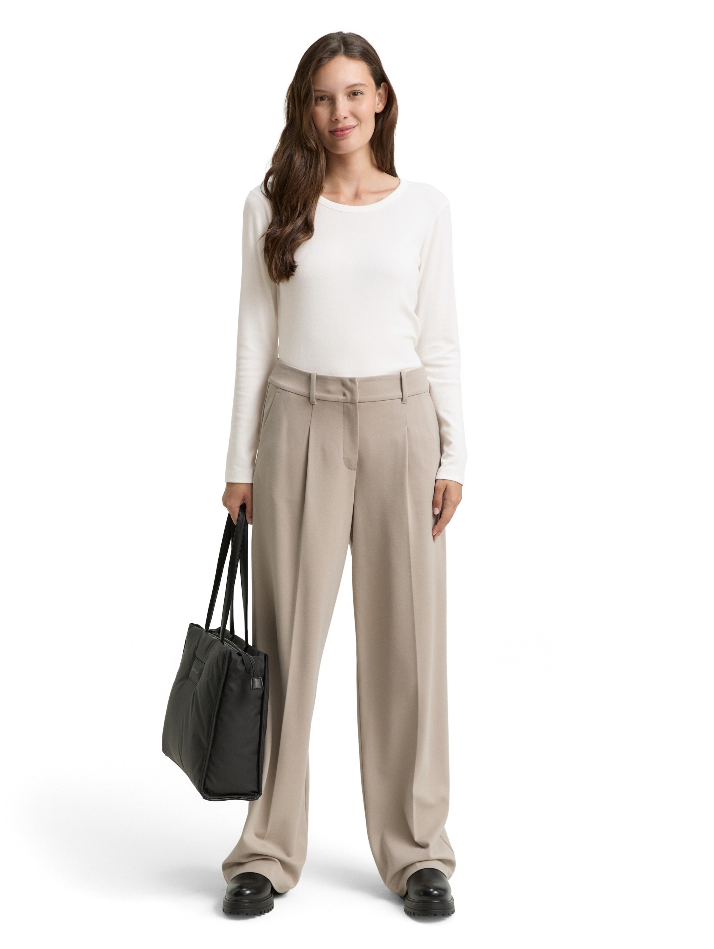 TOM TAILOR Shirt in Weiß