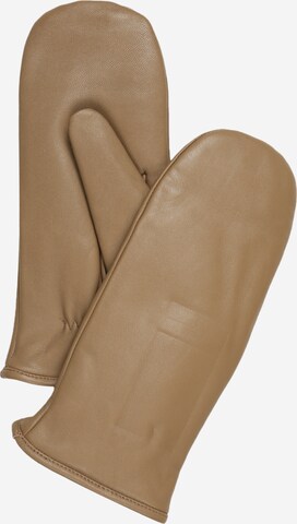 Part Two Mittens 'Fiori' in Beige: front