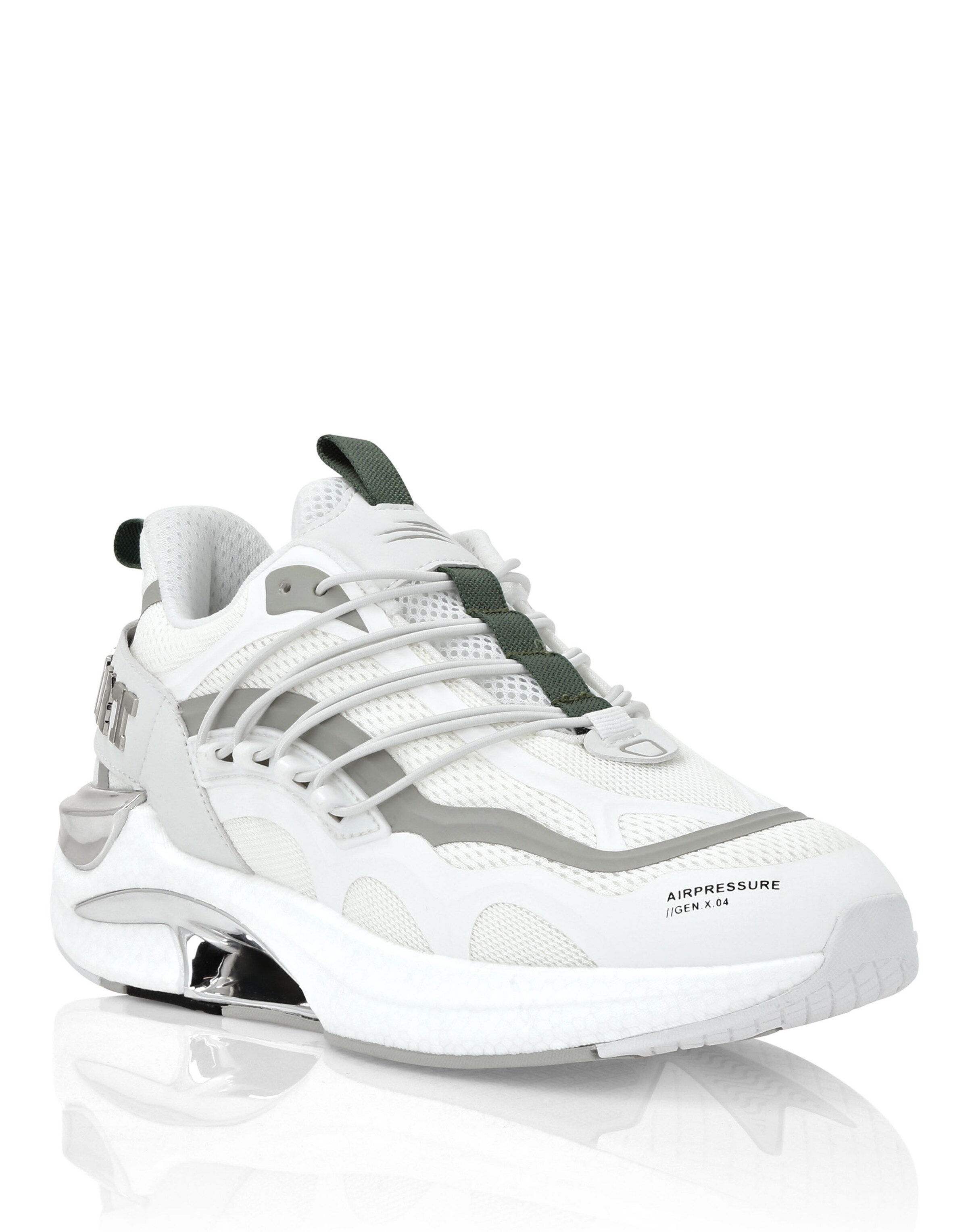 Sneaker bassa 'Air Pressure //Gen.x.4' di Plein Sport in bianco