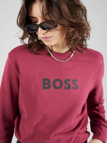 BOSS Sweatshirt 'C_Elaboss_6' in Rot