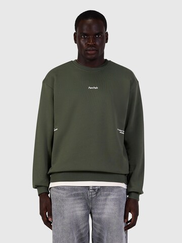 Sweat-shirt Pure Path en vert