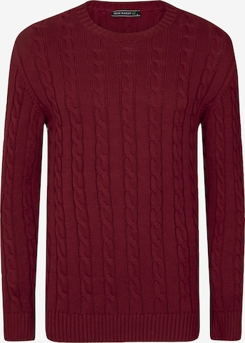 Pull-over Felix Hardy en rouge : devant