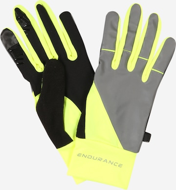 ENDURANCE Sports gloves 'Mingus' in Yellow: front