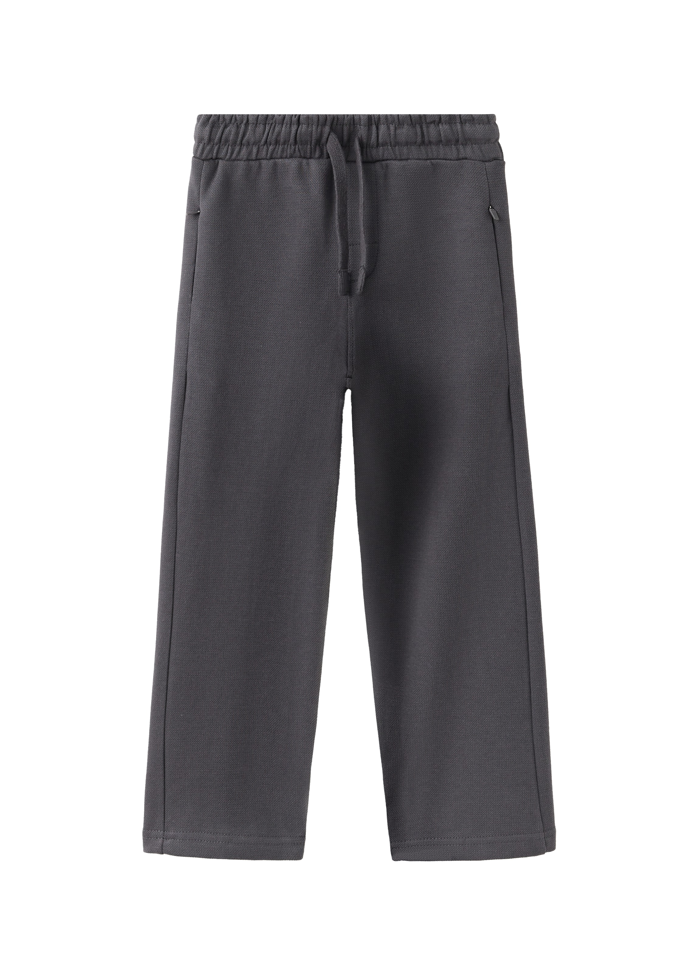 Regular Pantalon MANGO KIDS en gris : devant