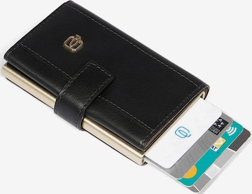 Piquadro Wallet in Black: front