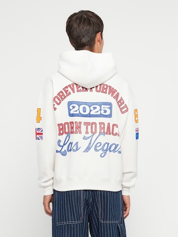 HOLLISTER - Sweatshirt 'F1 MCLAREN' em bege: frente