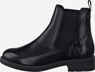 TAMARIS Chelsea boots in Zwart