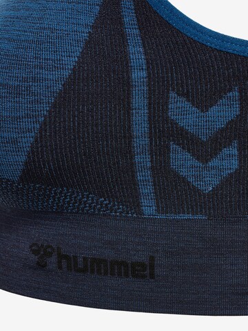 Hummel Bustier Sporttop in Blauw