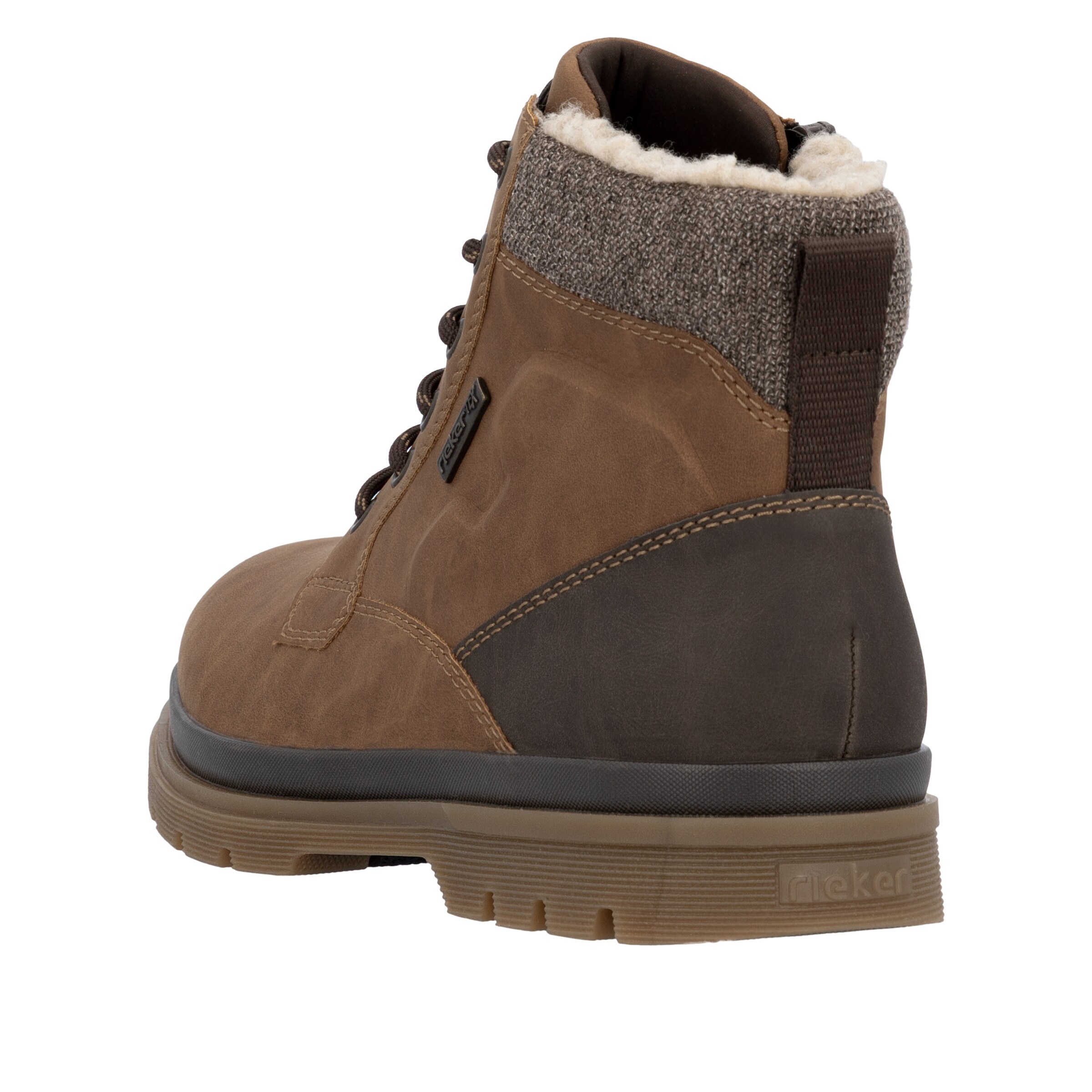 Bottes à lacets 'F7010' Rieker en marron