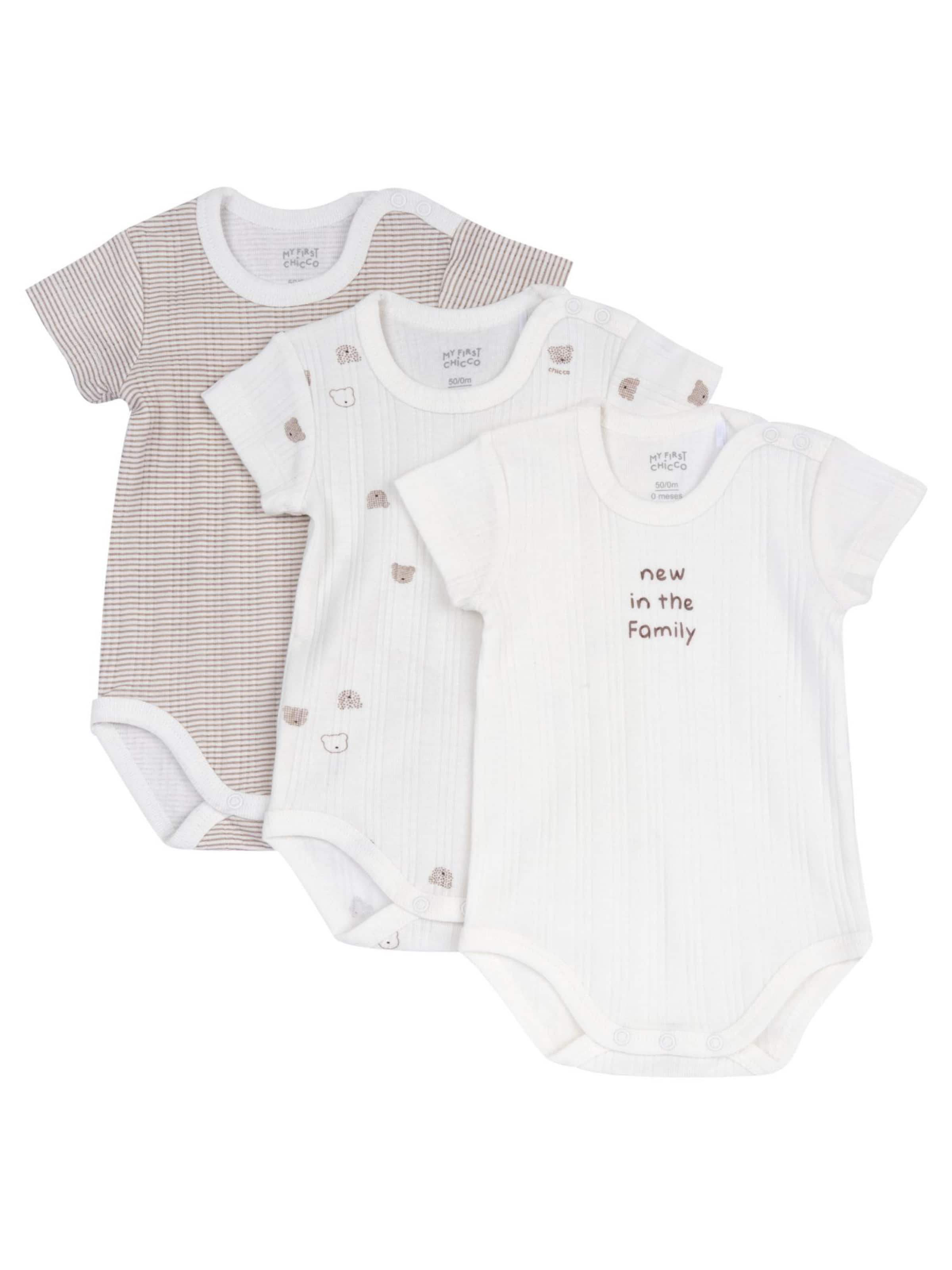 Chicco Sparkdräkt/body i beige: framsida