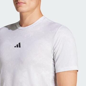 ADIDAS PERFORMANCE Λειτουργικό μπλουζάκι 'Power Workout' σε λευκό