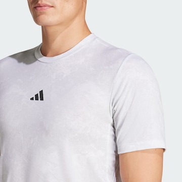 T-Shirt fonctionnel 'Power Workout' ADIDAS PERFORMANCE en blanc