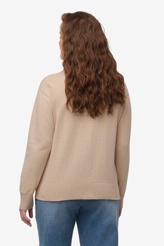 Ulla Popken Knit Cardigan in Beige