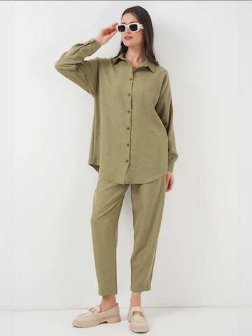 Bigdart - Calças de fato em verde