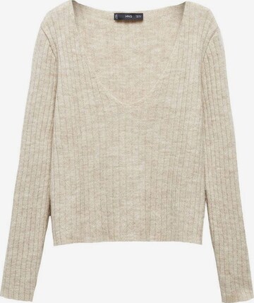 MANGO Sweater 'Bateman' in Beige: front