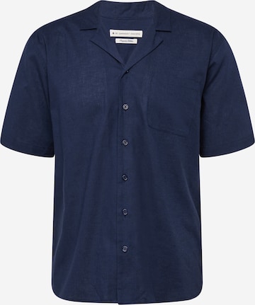 By Garment Makers Regular fit Button Up Shirt 'Elmer' in Blue: front