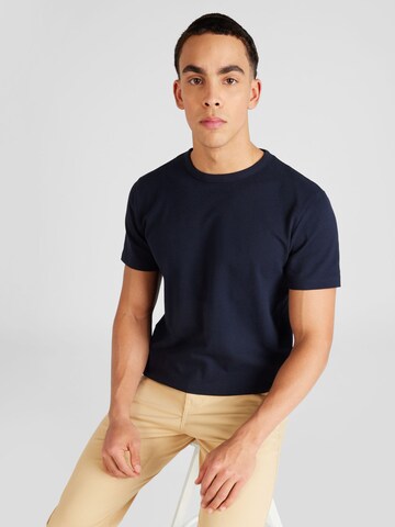 T-Shirt 'PAUL' SELECTED HOMME en bleu