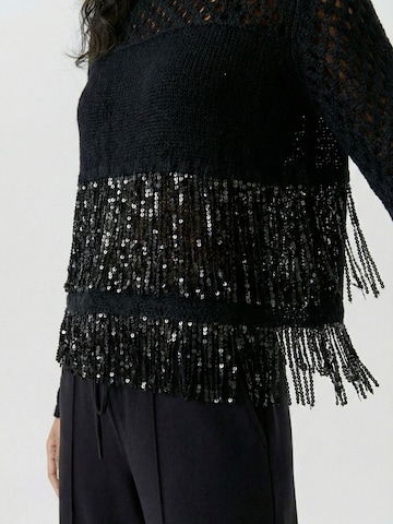 OUI Pullover in Schwarz