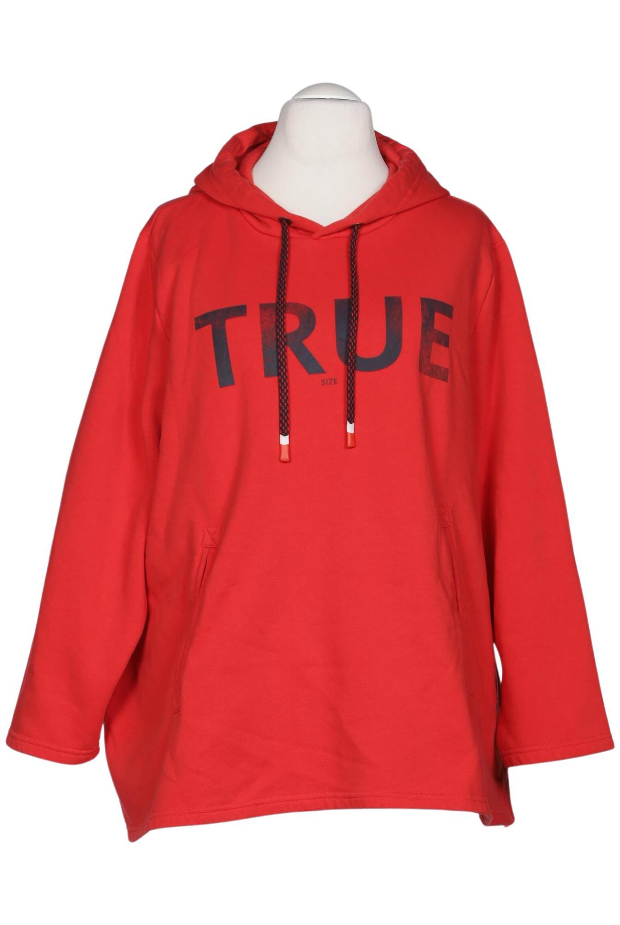 Ulla Popken Kapuzenpullover 9XL in Rot: Vorderseite