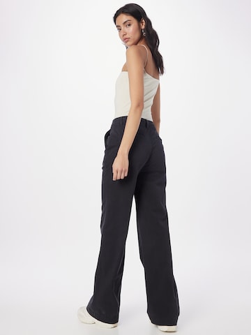 GAP Wide leg Broek in Zwart