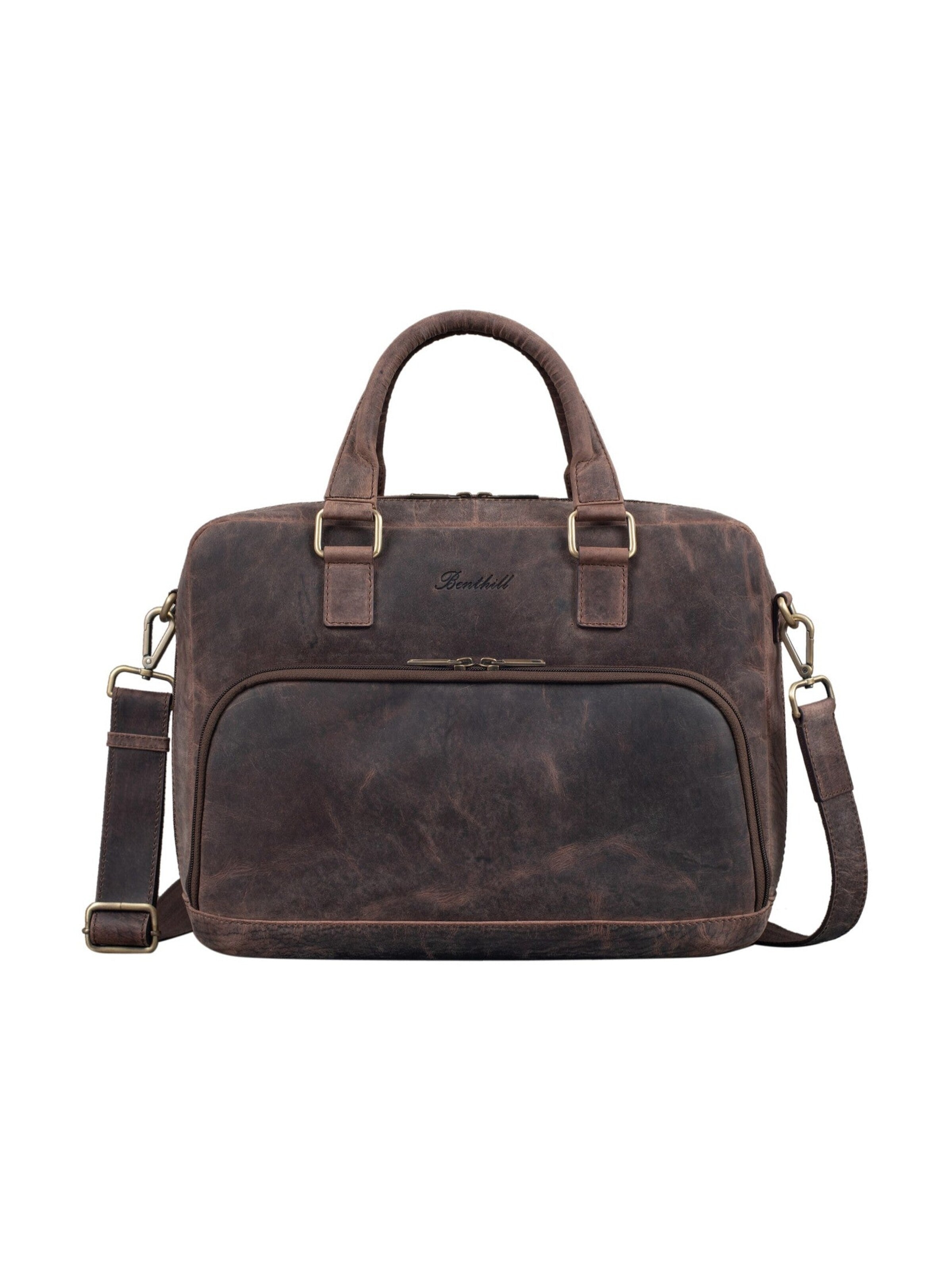 Benthill Aktenkoffer‌‌‌‌‌‌‌‌‌ in Braun: Vorderseite