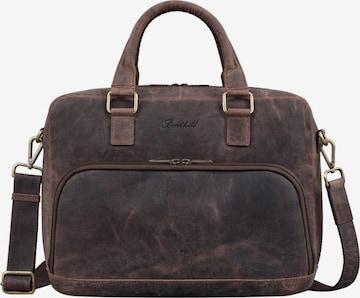 Benthill Briefcase in Brown: front