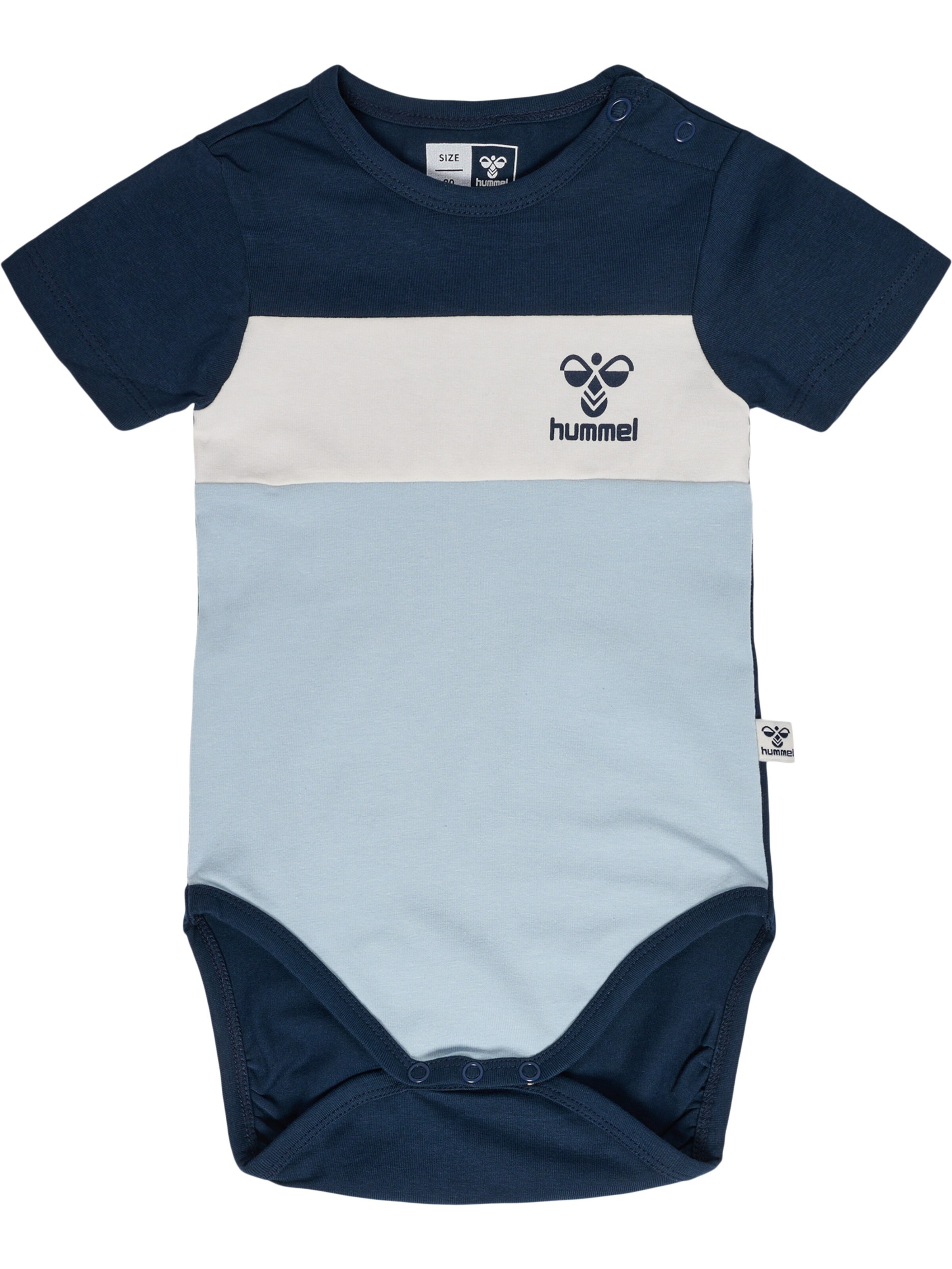 Hummel Rompertje/body in Blauw: voorkant