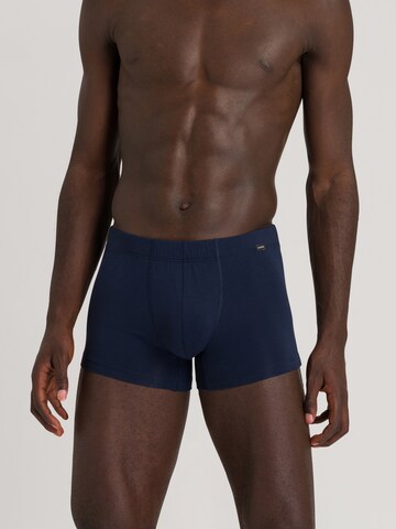 Hanro Boxer shorts ' Cotton Essentials ' in Blue: front