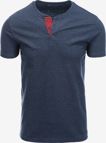 T-Shirt 'S1390' Ombre en bleu : devant
