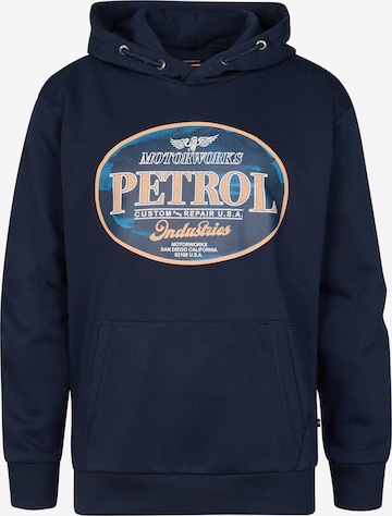 Sweat 'Obregón ' Petrol Industries en bleu : devant