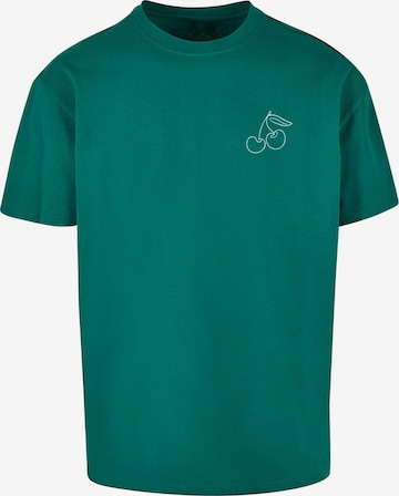 Merchcode Shirt 'Cherry' in Groen: voorkant