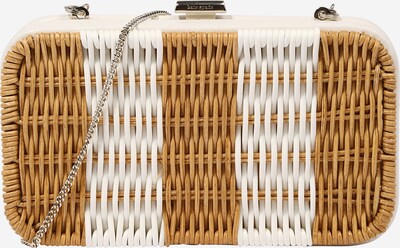 Clutch Kate Spade pe maro deschis / alb, Vizualizare produs