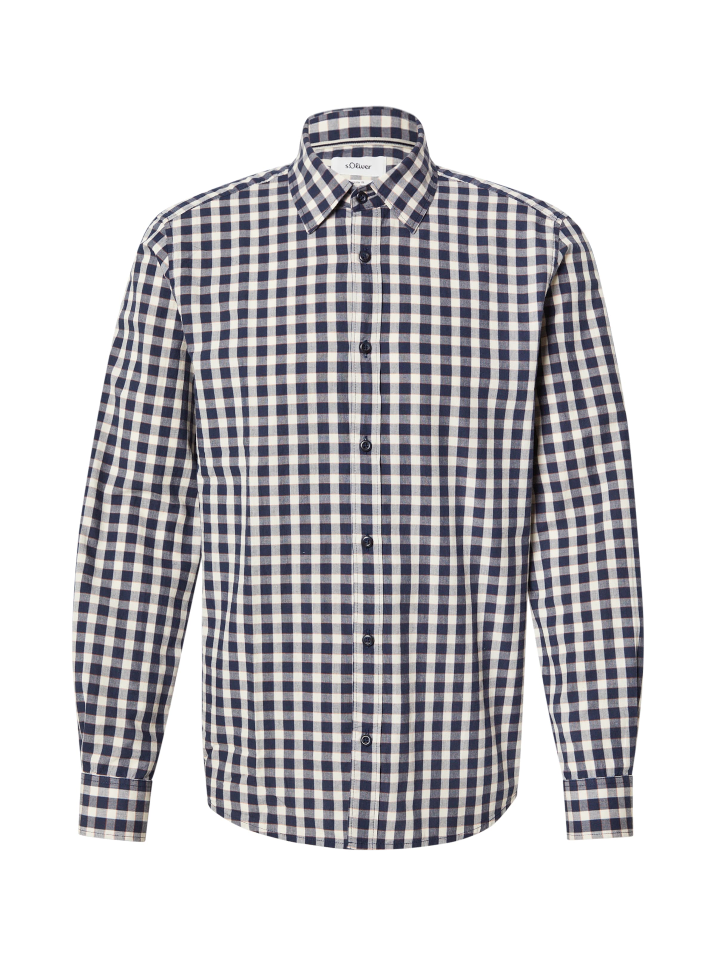 s.Oliver Regular fit Overhemd in Blauw: voorkant