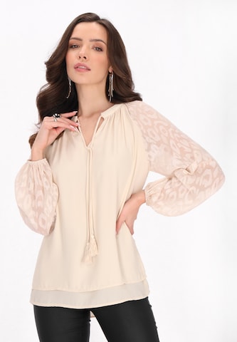 faina Blouse 'Fashion Look' in Roze: voorkant