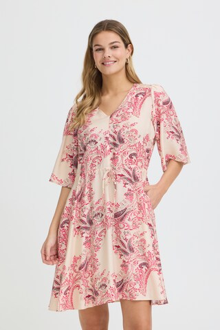Robe 'DARA' Fransa en beige : devant