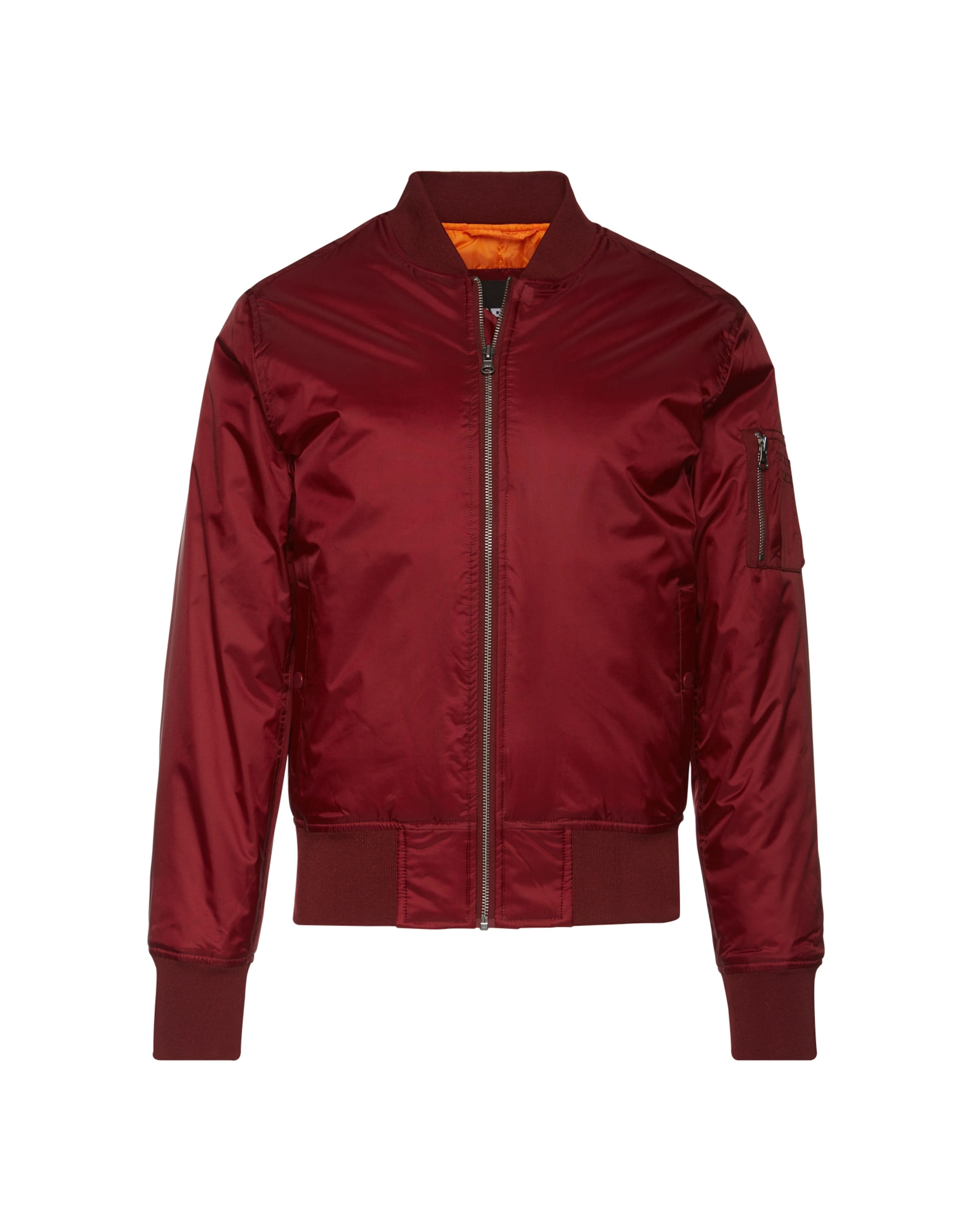 Urban Classics Bomberjacke in Rot: Vorderseite