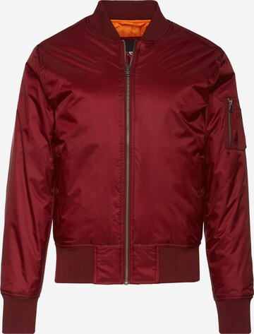 Urban Classics - Chaqueta de entretiempo en rojo: frente